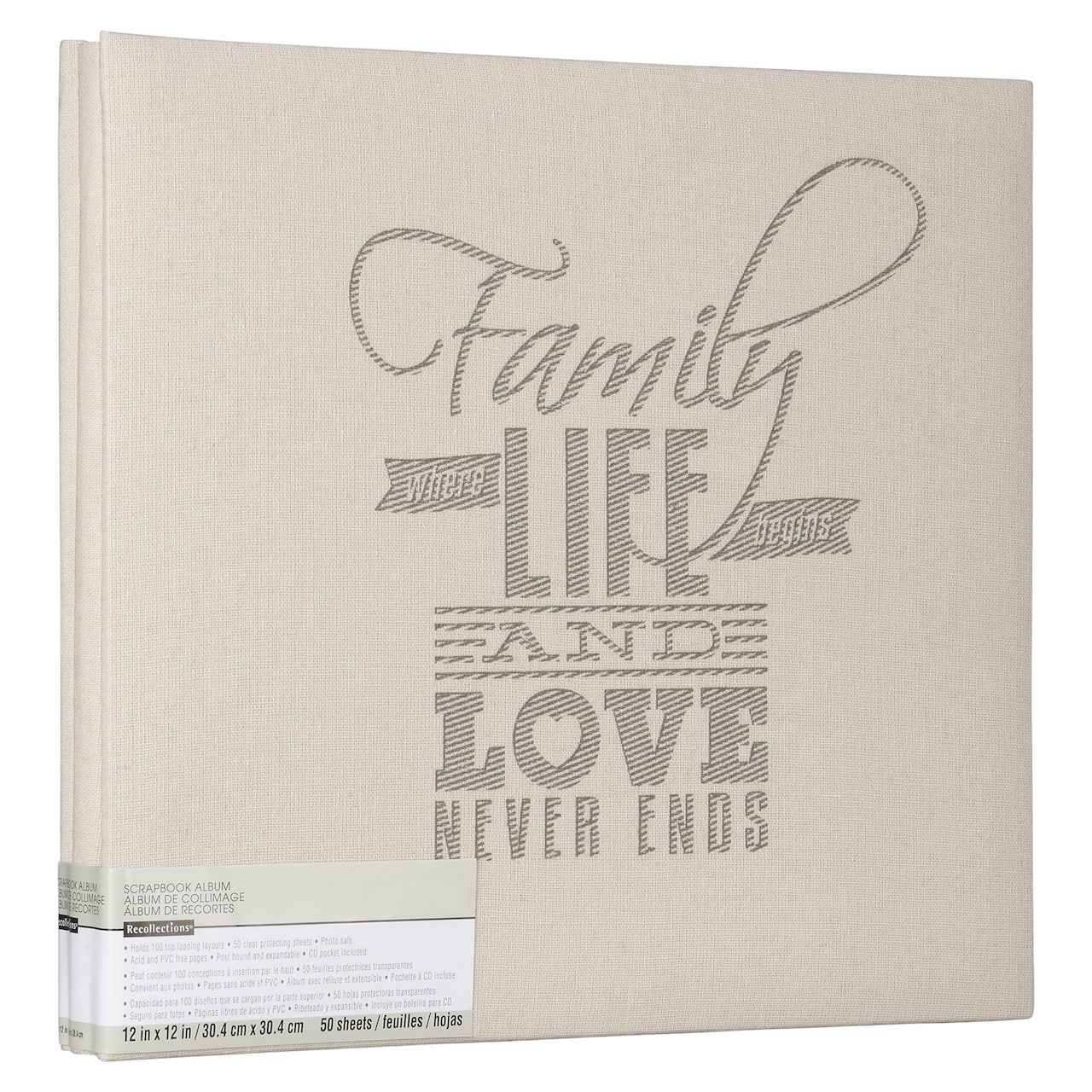 Family Life Scrapbook by Recollections&#xAE;